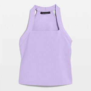 WHBM FORME™ $69 Sculpt Stretch Sweater Halter Top